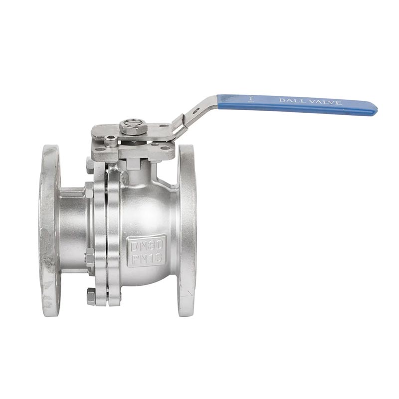 2PC DIN Flanged Stainless Steel Ball Valve