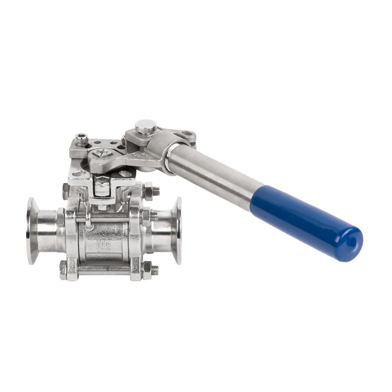 Hygienic Ball Valves Clamped 3 PCS Ball Valve
