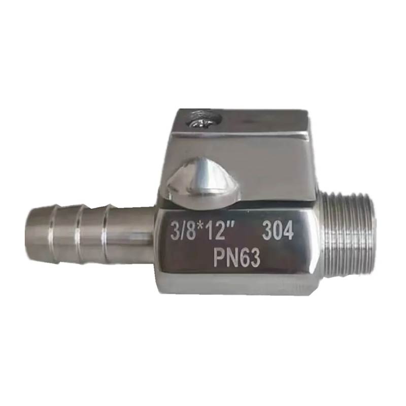 Stainless Steel Threaded Mini Ball Valve with Hose Nipples